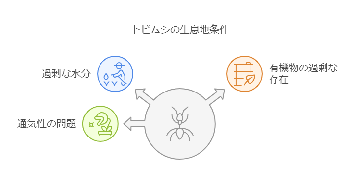 トビムシの生息地条件