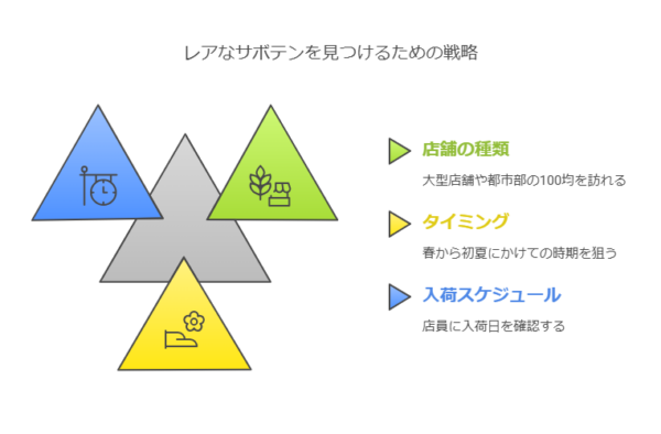 レアなサボテンを見つける戦略