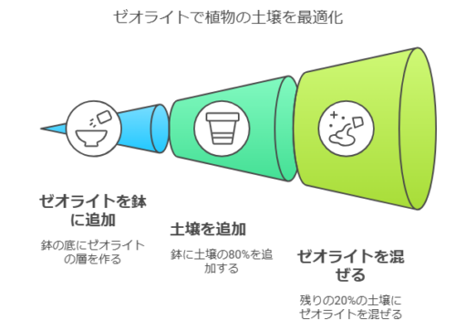 ゼオライトでサボテン土壌最適化