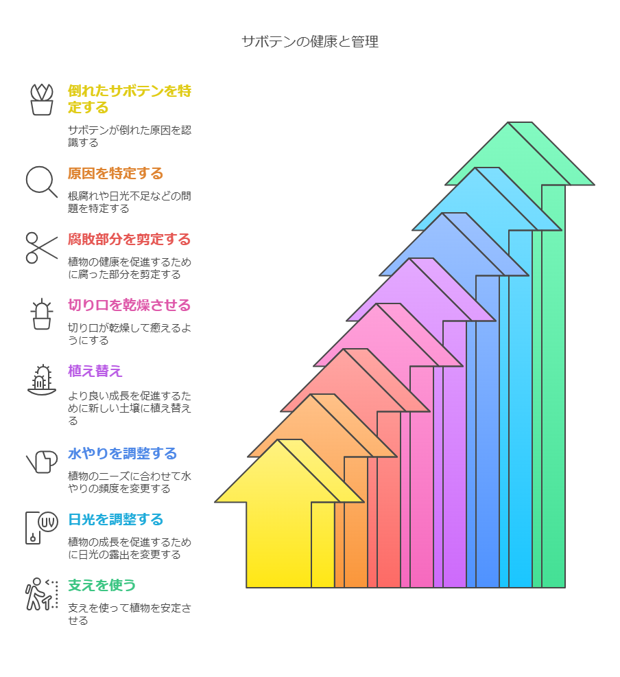 サボテン健康と管理